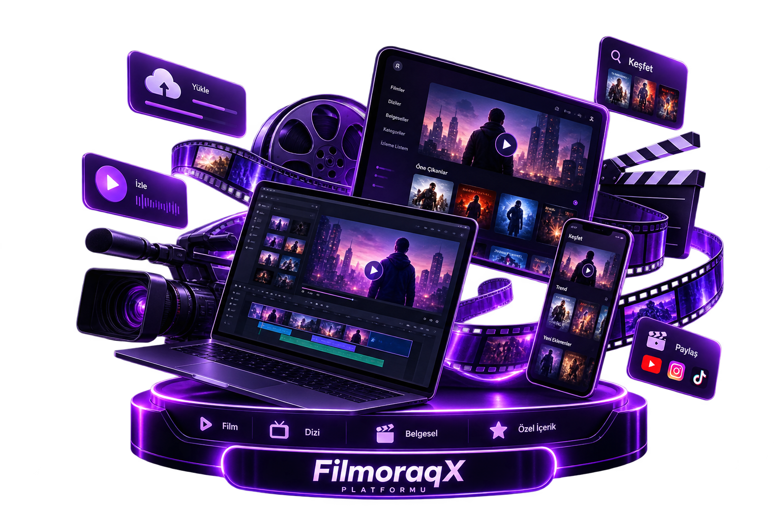 FilmoraqX platform